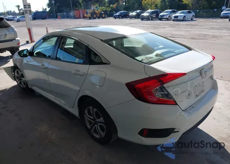 2017 Honda Civic Lx from USA, damaged, VIN 19XFC2F53HE038356